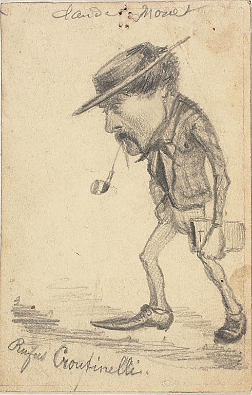 Karikatur av Henri Cassinelli av Claude Monet