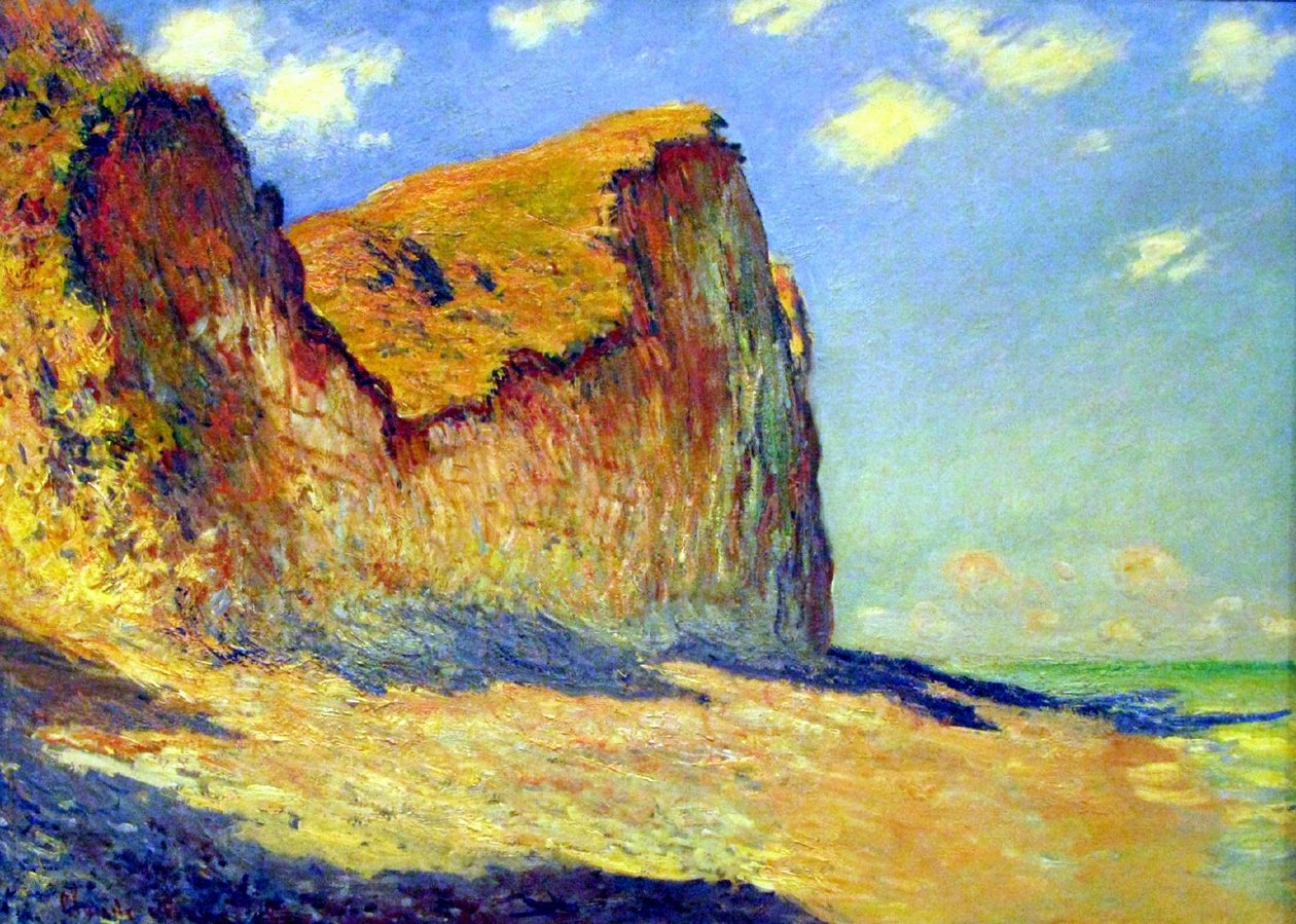 Klipper nær Pourville av Claude Monet