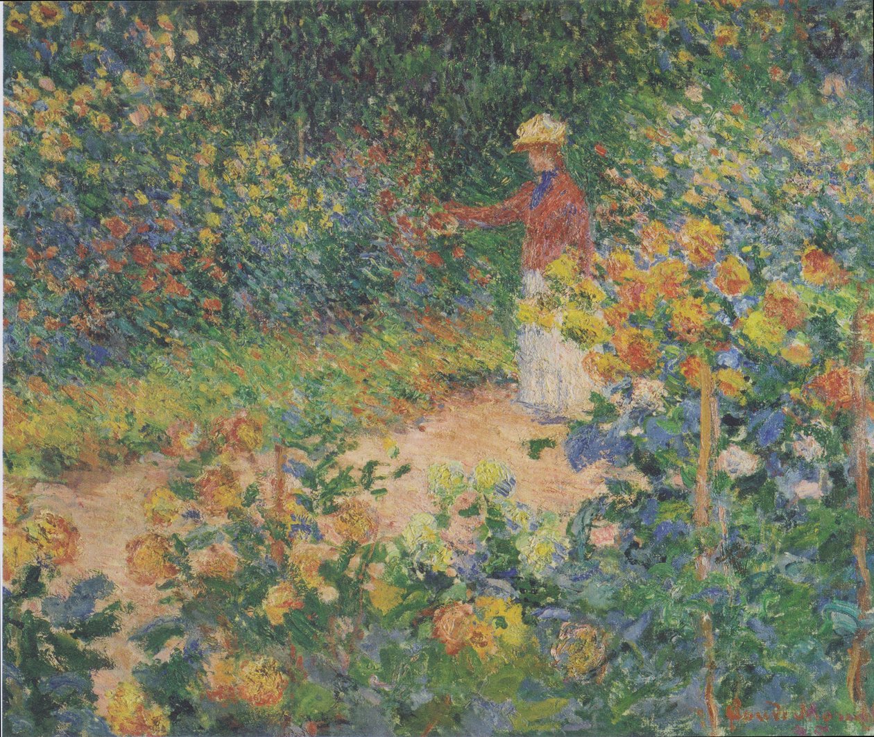 I hagen av Claude Monet