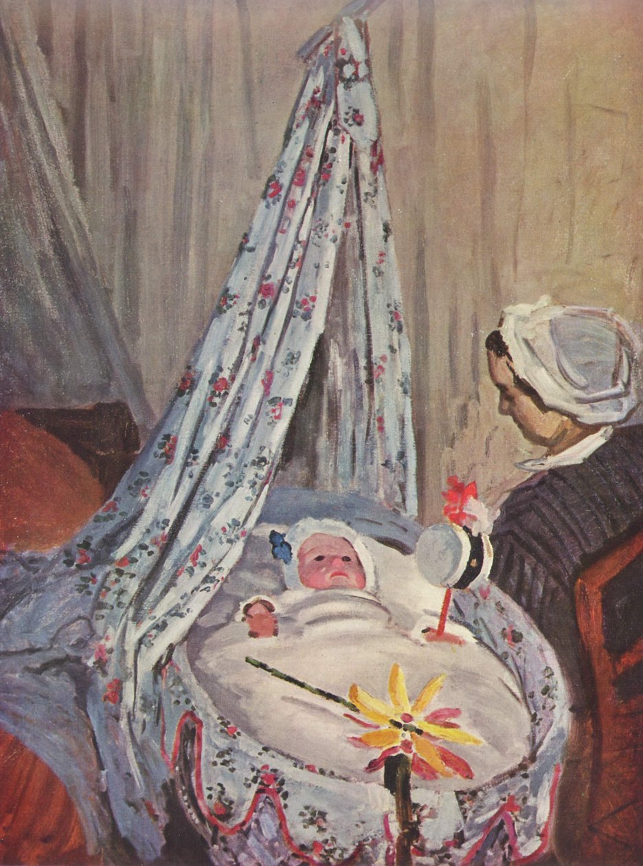 Jean Monet i vuggen av Claude Monet