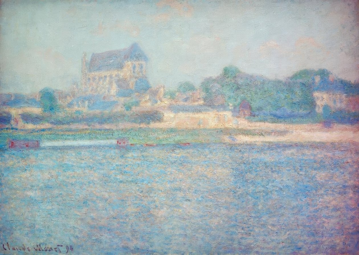Vernon kirke av Claude Monet
