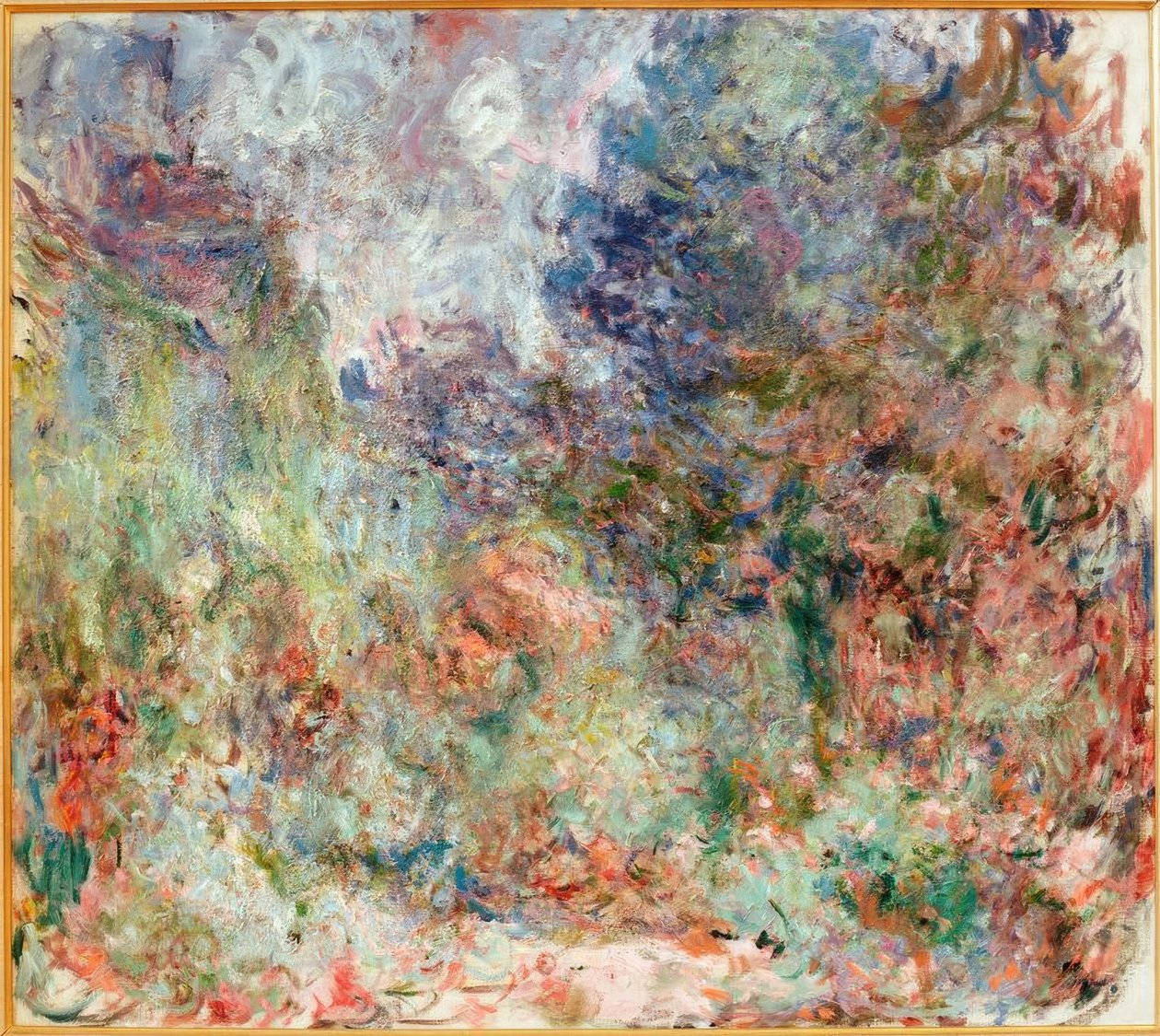 Kunstnerens hus sett fra rosehagen (Das Haus de av Claude Monet