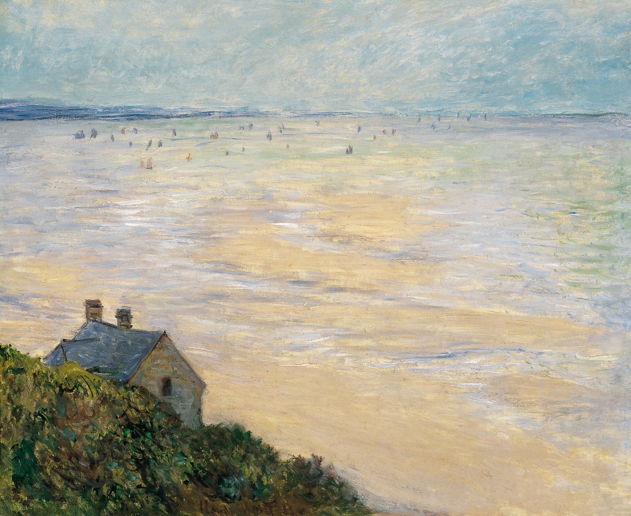 Seinen ved Vétheuil (1881) av Claude Monet