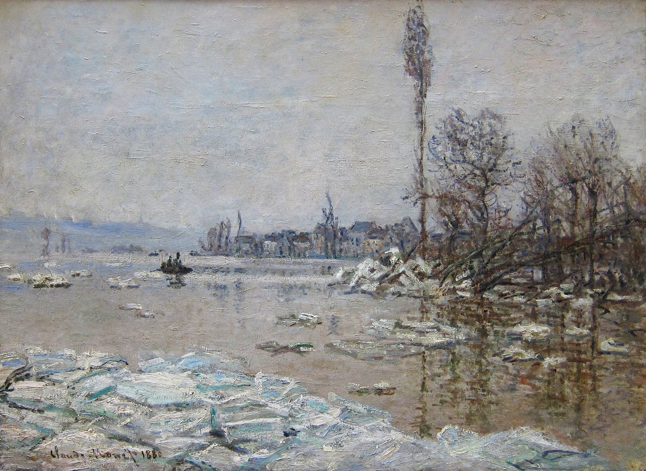 Debatten på Palais des Beaux-arts i Lille av Claude Monet