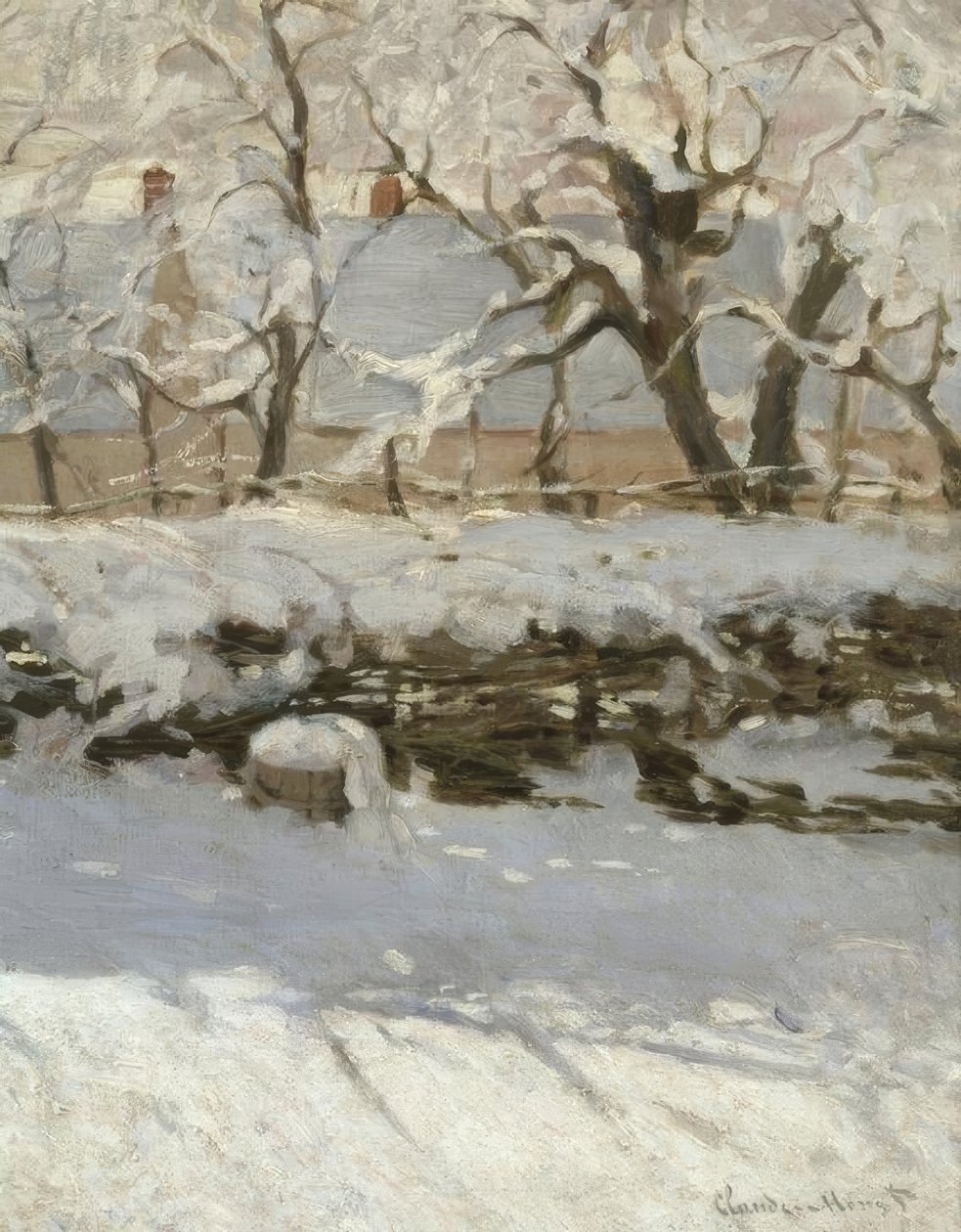 La pie (The Magpie) av Claude Monet