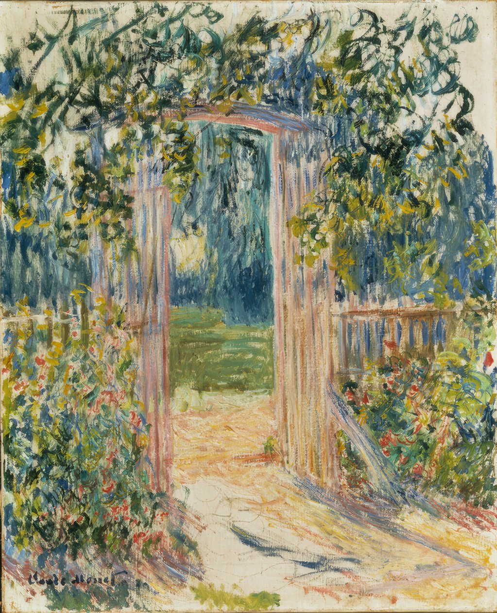 Hageporten, Vétheuil av Claude Monet