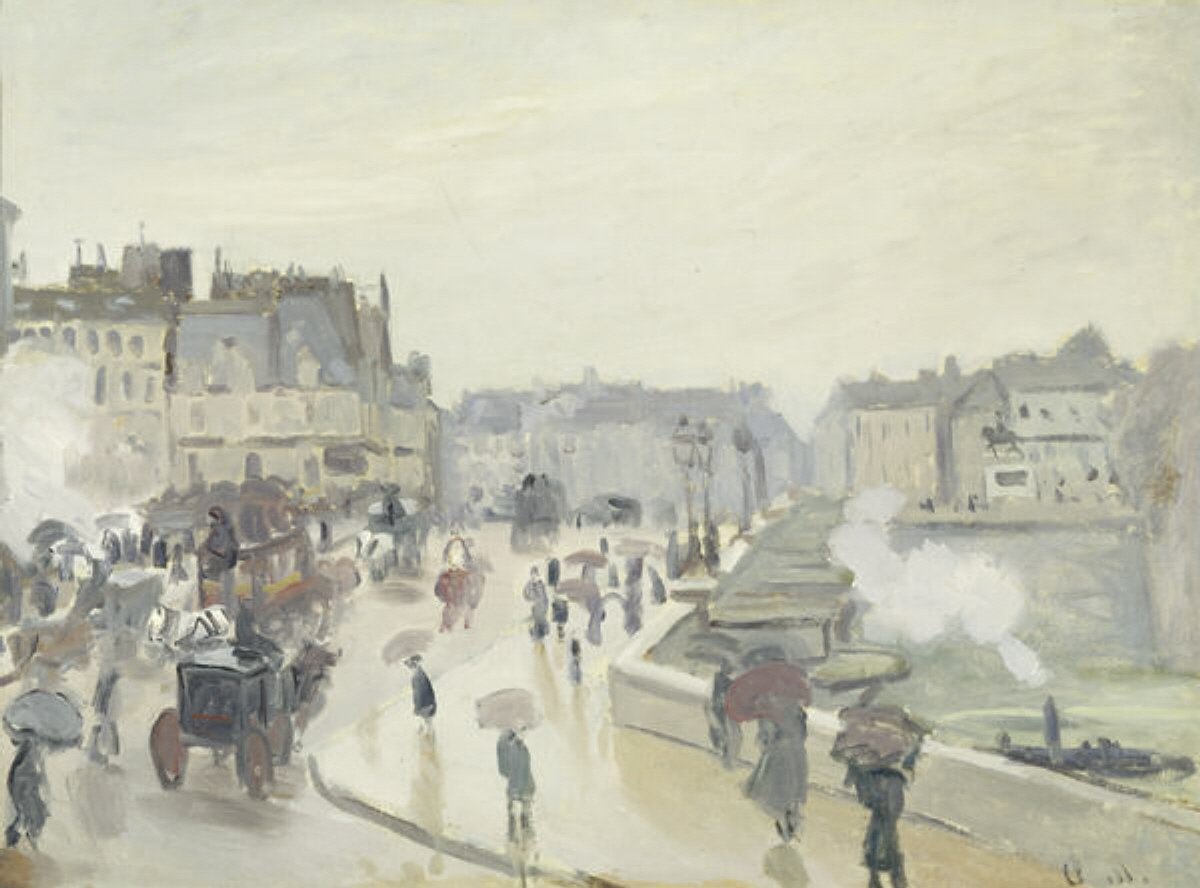 Den nye broen av Claude Monet
