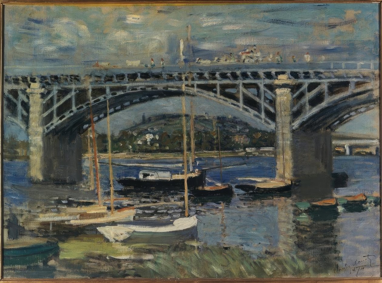 Argenteuil-broen av Claude Monet