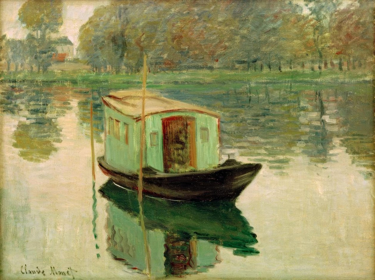 Verkstedbåten av Claude Monet