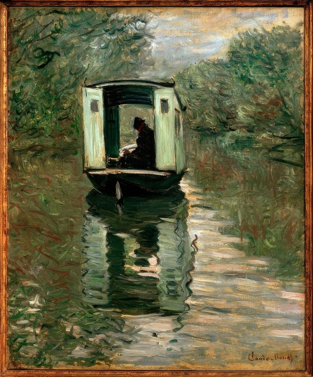 Verkstedbåten av Claude Monet