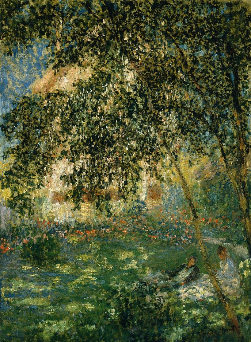 Hvil i hagen, Argenteuil av Claude Monet
