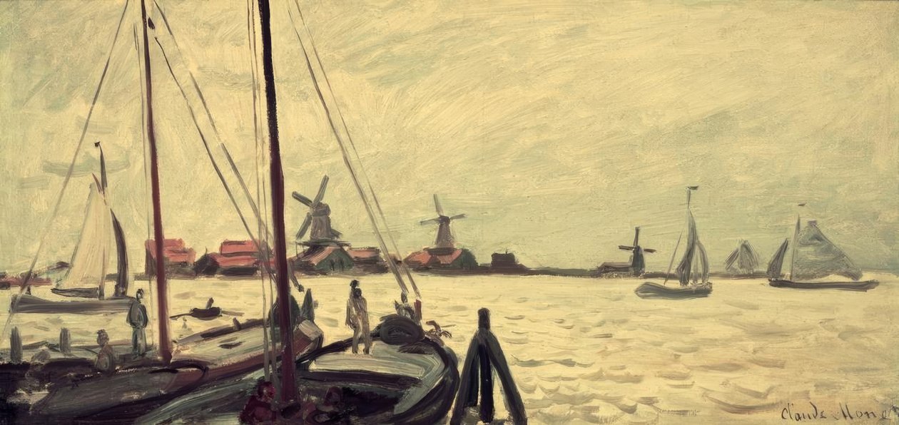 Bredden av Zaan av Claude Monet