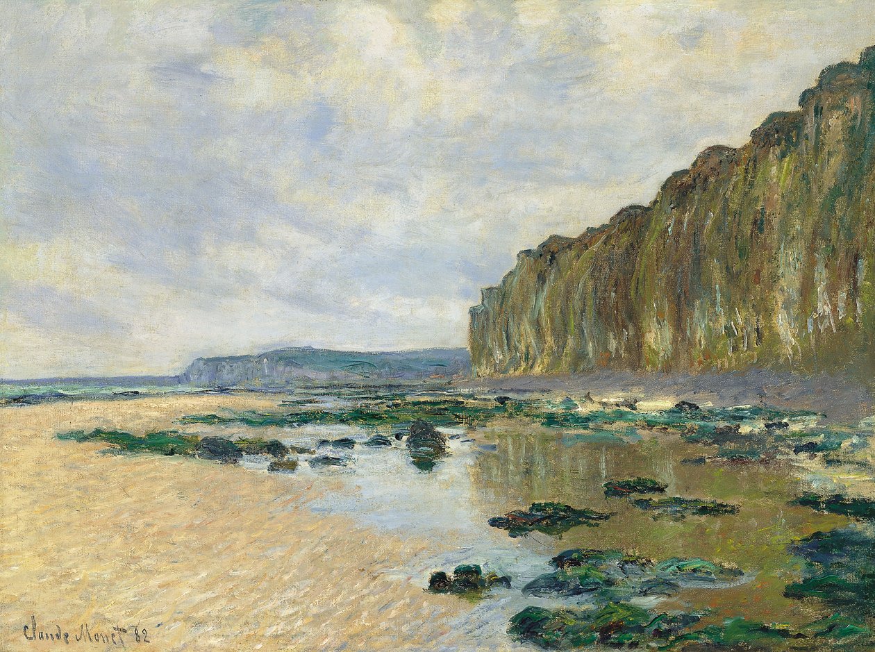 Lavvann ved Varengeville av Claude Monet