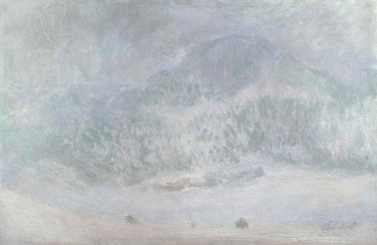 Kolsaasfjellet, snøstorm av Claude Monet