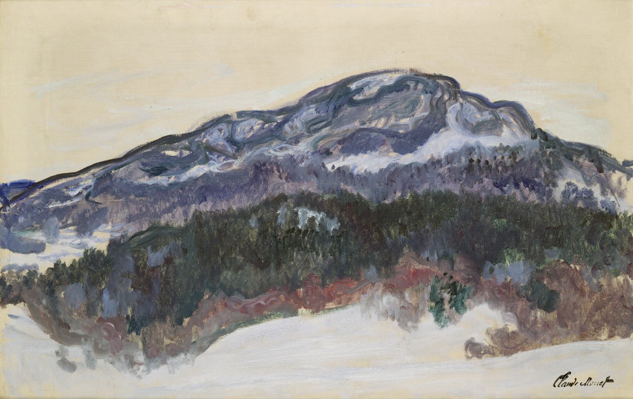 Kolsaas-fjellet, Norge, 1895 av Claude Monet