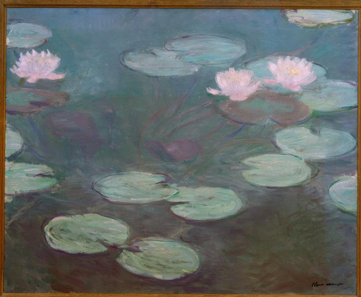 Nymphéas roser av Claude Monet