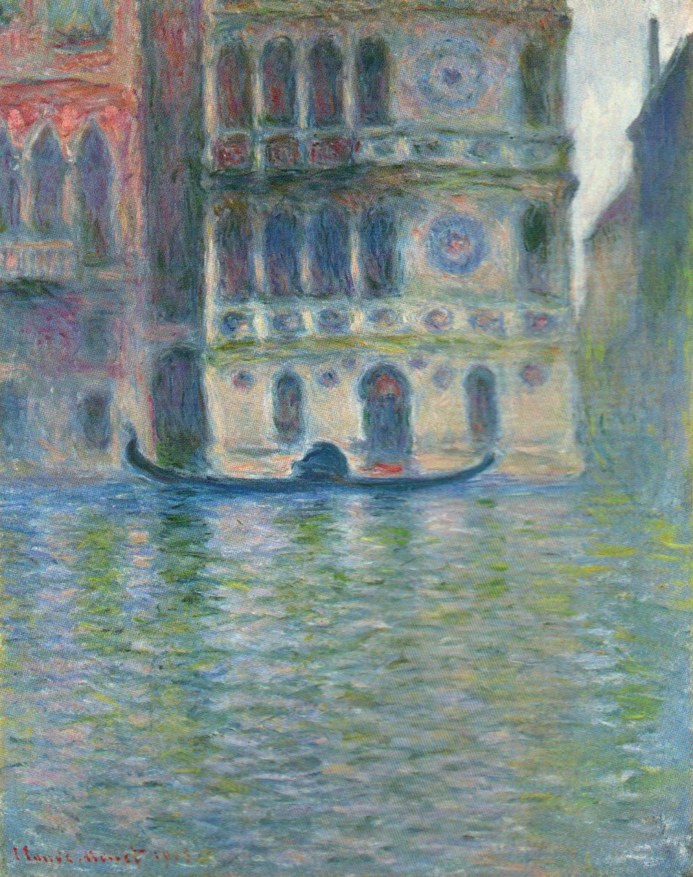Palazzo Dario, Venezia av Claude Monet
