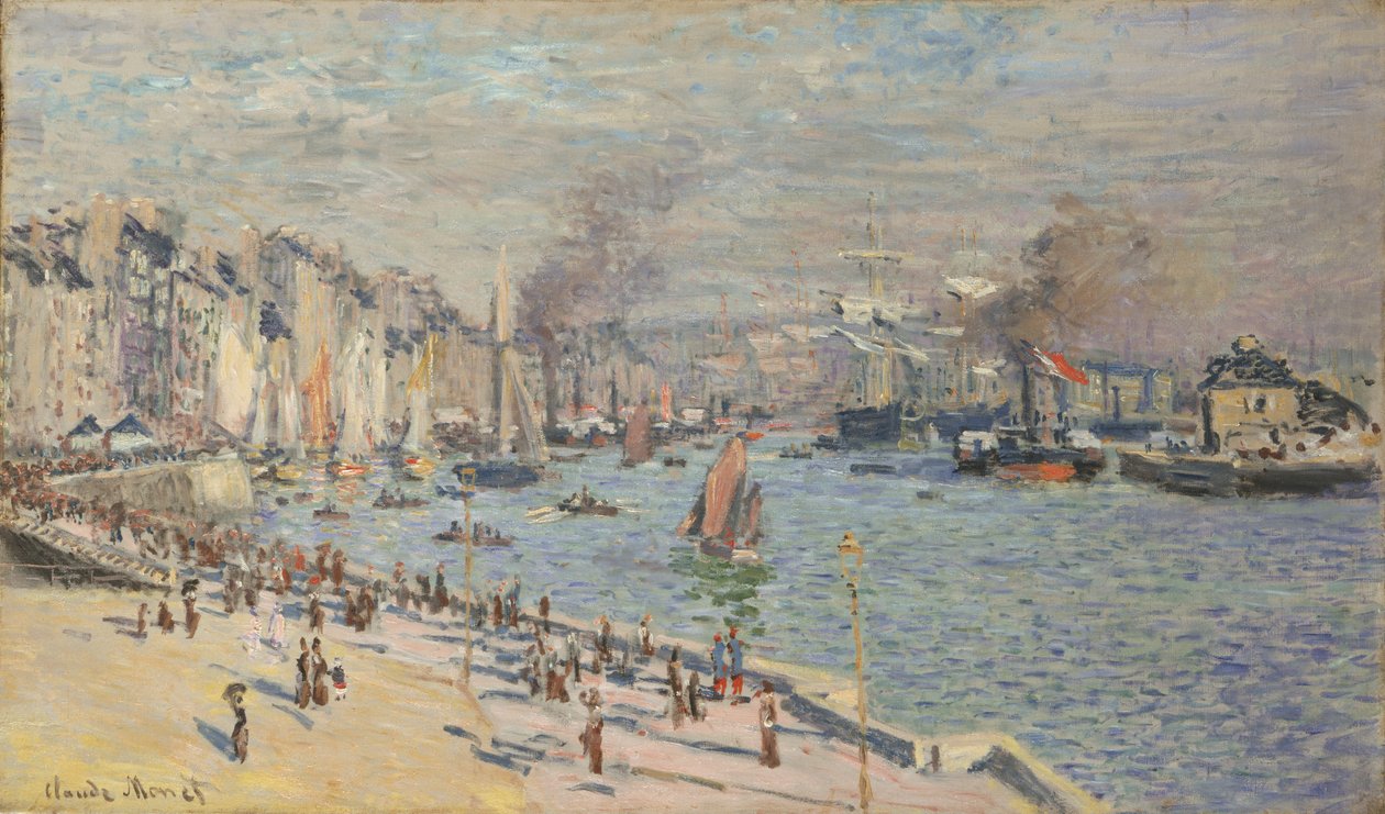 Le Havre havn av Claude Monet