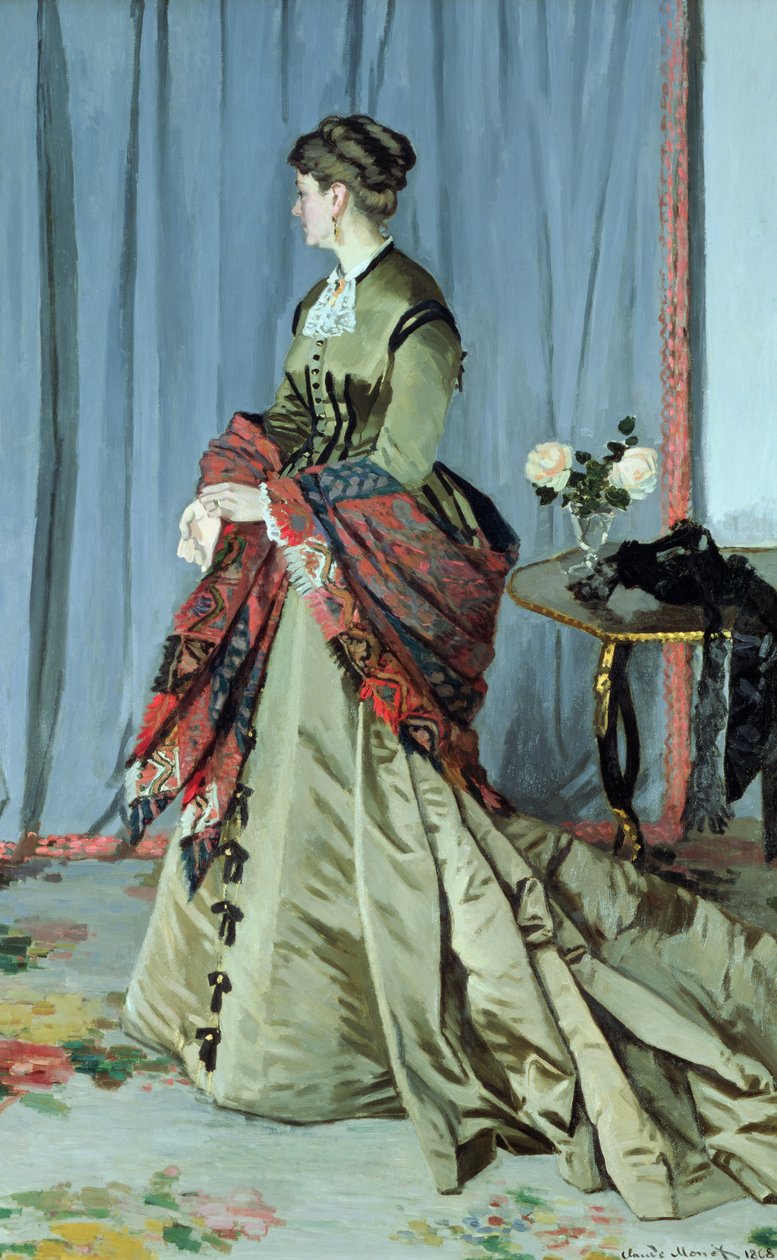 Portrett av Madame Louis Joachim Gaudibert, 1868 av Claude Monet