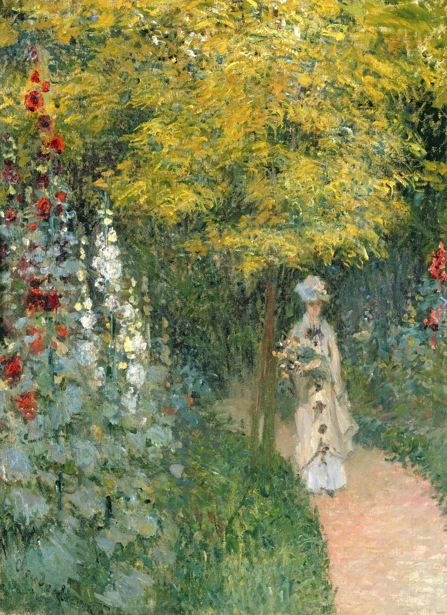 Rosehage, 1876 av Claude Monet