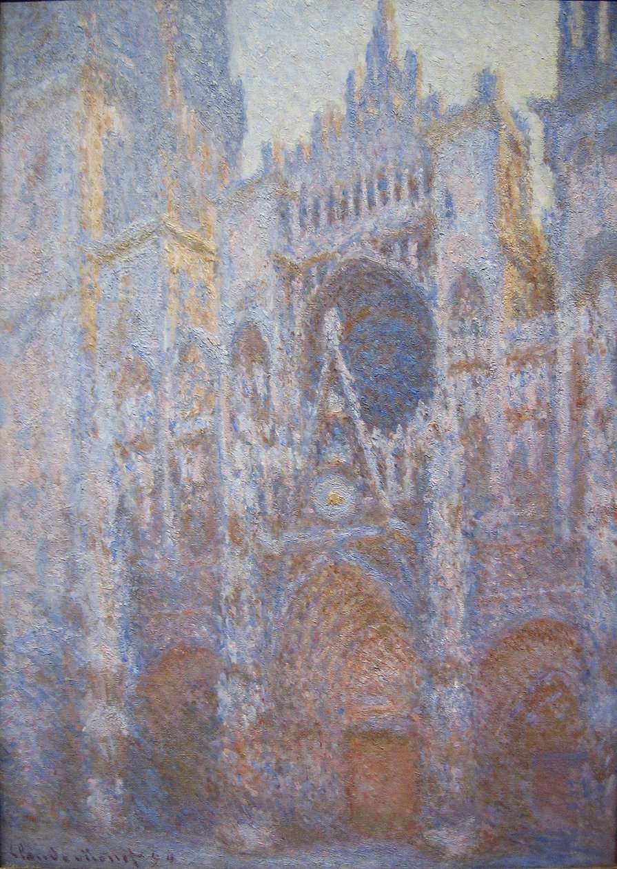 Rouen katedral, West Facade av Claude Monet