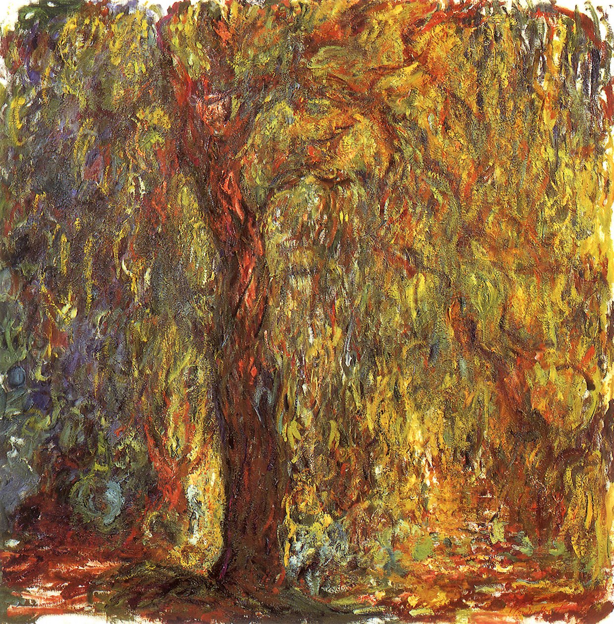 Gråtende selje av Claude Monet