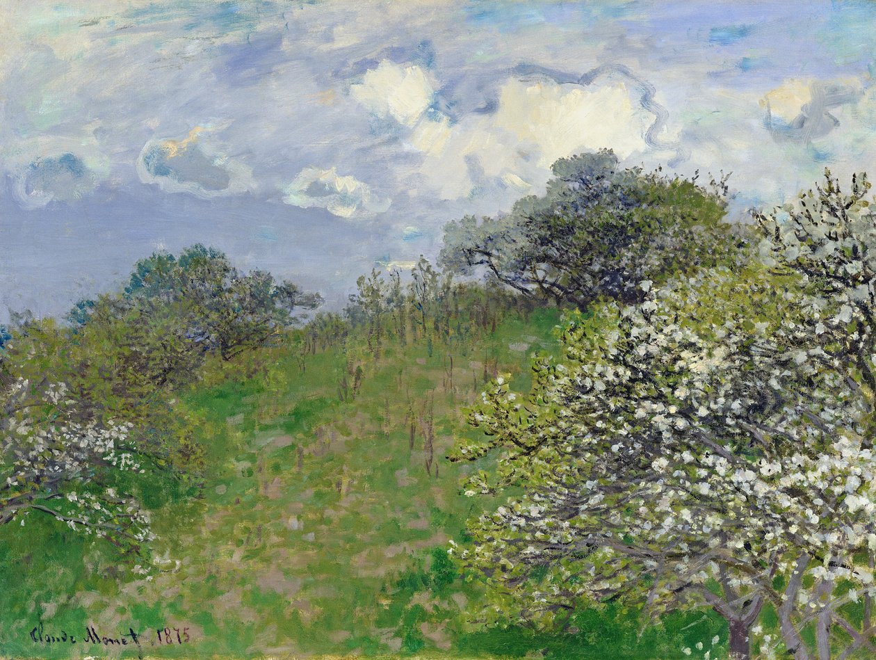 Våren, 1875 av Claude Monet
