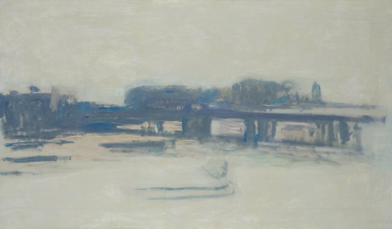 Studie for Charing Cross Bridge, 1899-1901 av Claude Monet