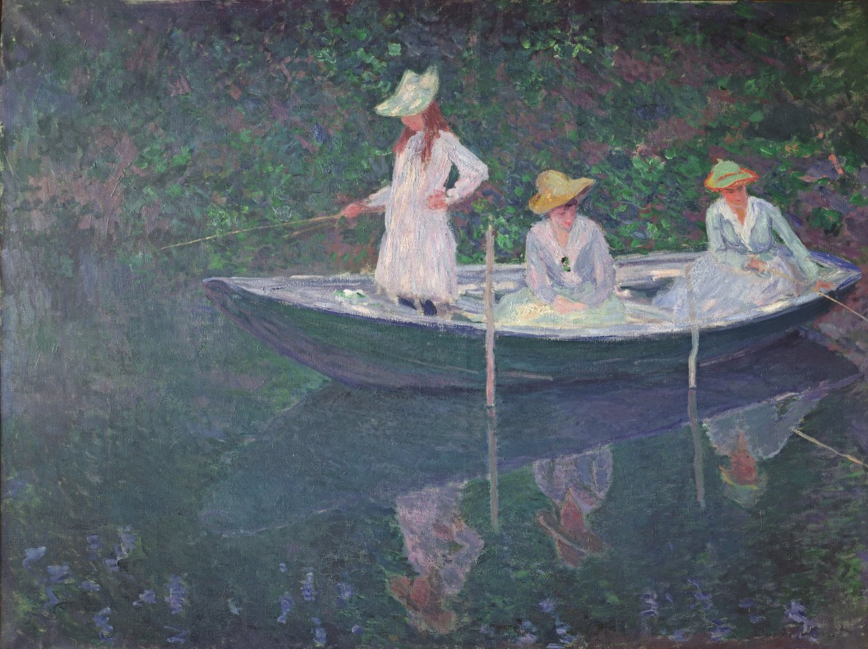 Båten ved Giverny, ca. 1887 av Claude Monet