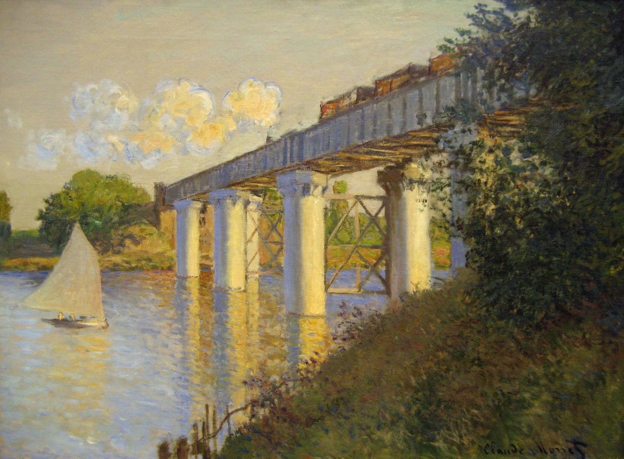 Broen ved Argenteuil av Claude Monet