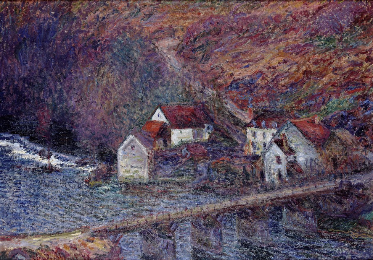 Broen ved Vervy, 1889 av Claude Monet