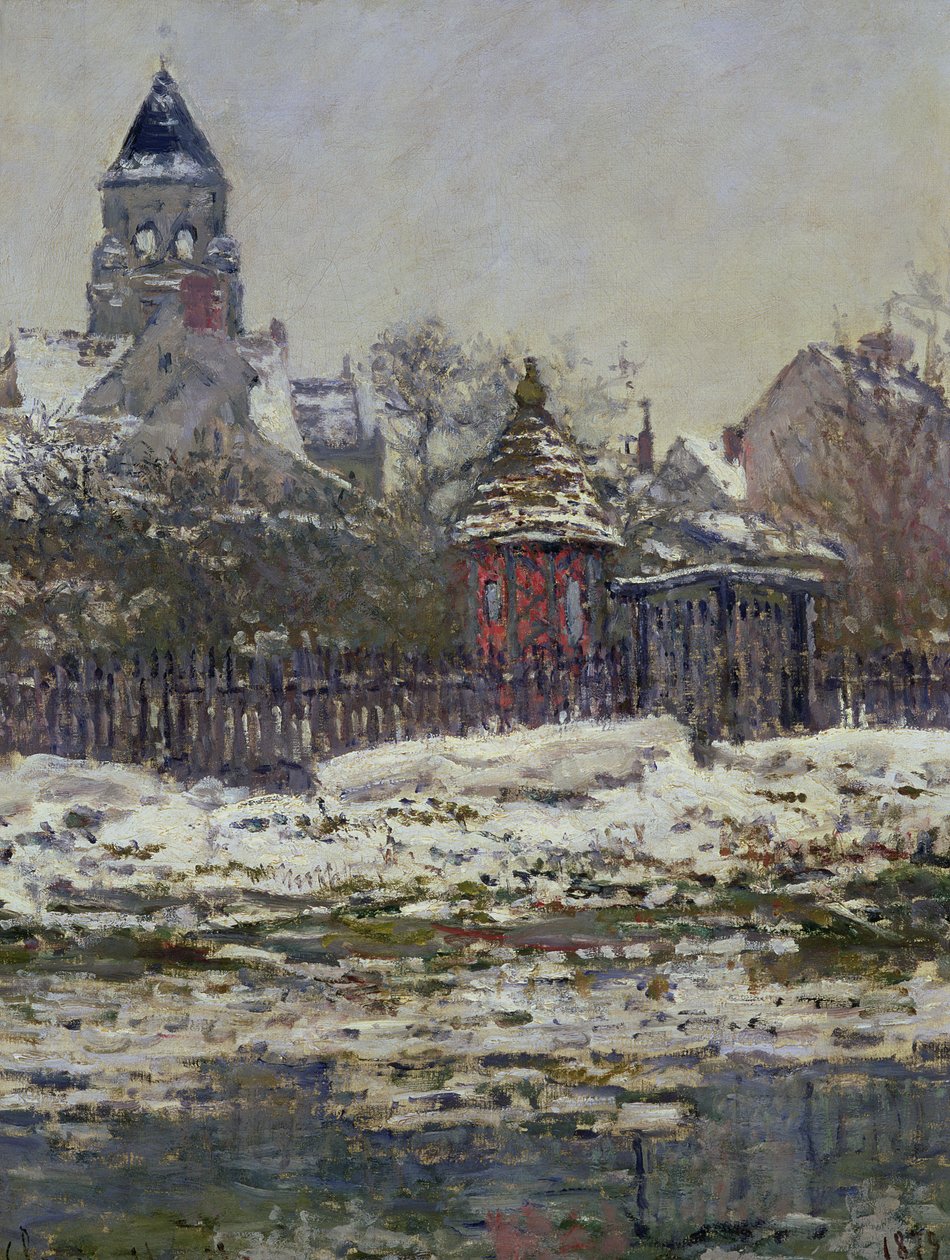 Kirken i Vetheuil, 1879 av Claude Monet