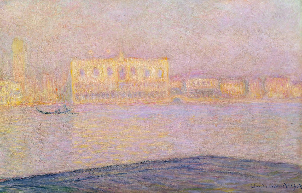 Hertugpalasset fra San Giorgio, 1908 av Claude Monet