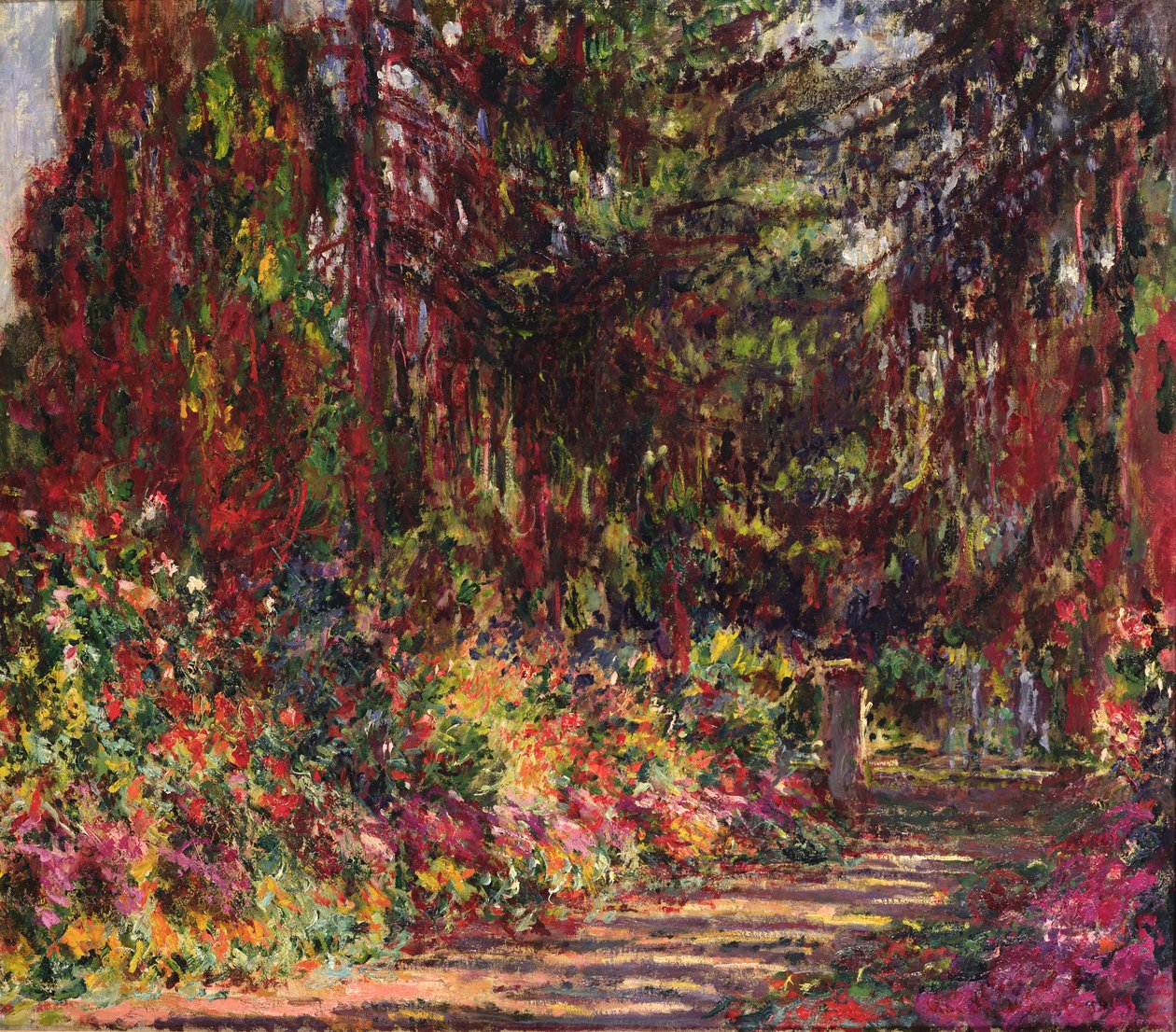 Hagestien ved Giverny, 1902 av Claude Monet