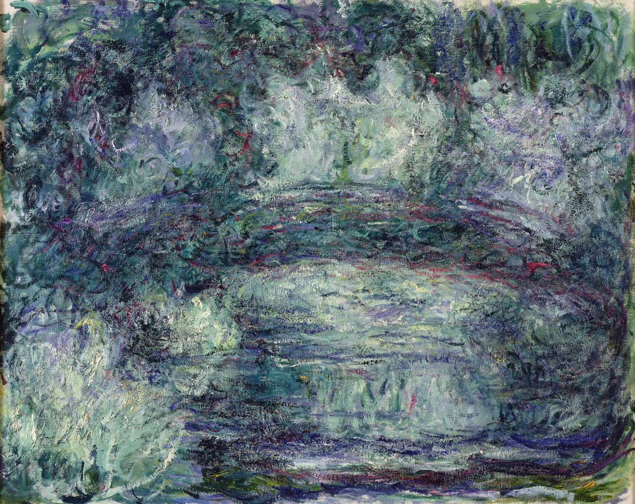Den japanske broen, 1918-19 (se detalj 382336) av Claude Monet