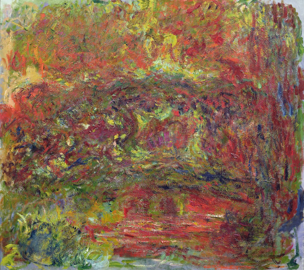 Den japanske broen, 1918-24 (se detalj 414403) av Claude Monet