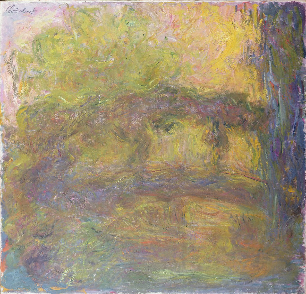 Den japanske broen, 1918-24 av Claude Monet