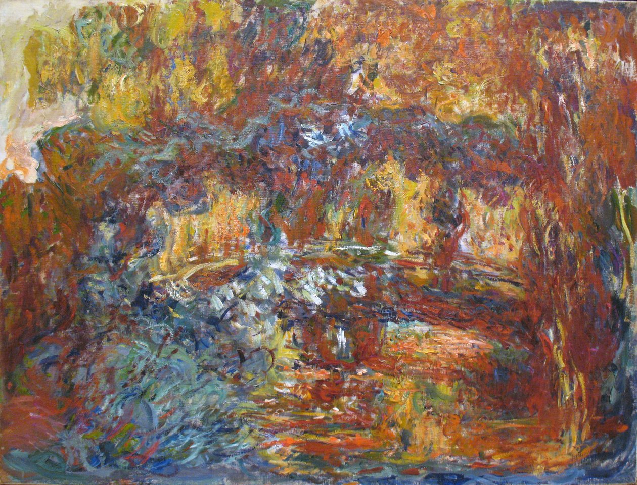 Den japanske gangbroen - Den japanske gangbroen av Claude Monet