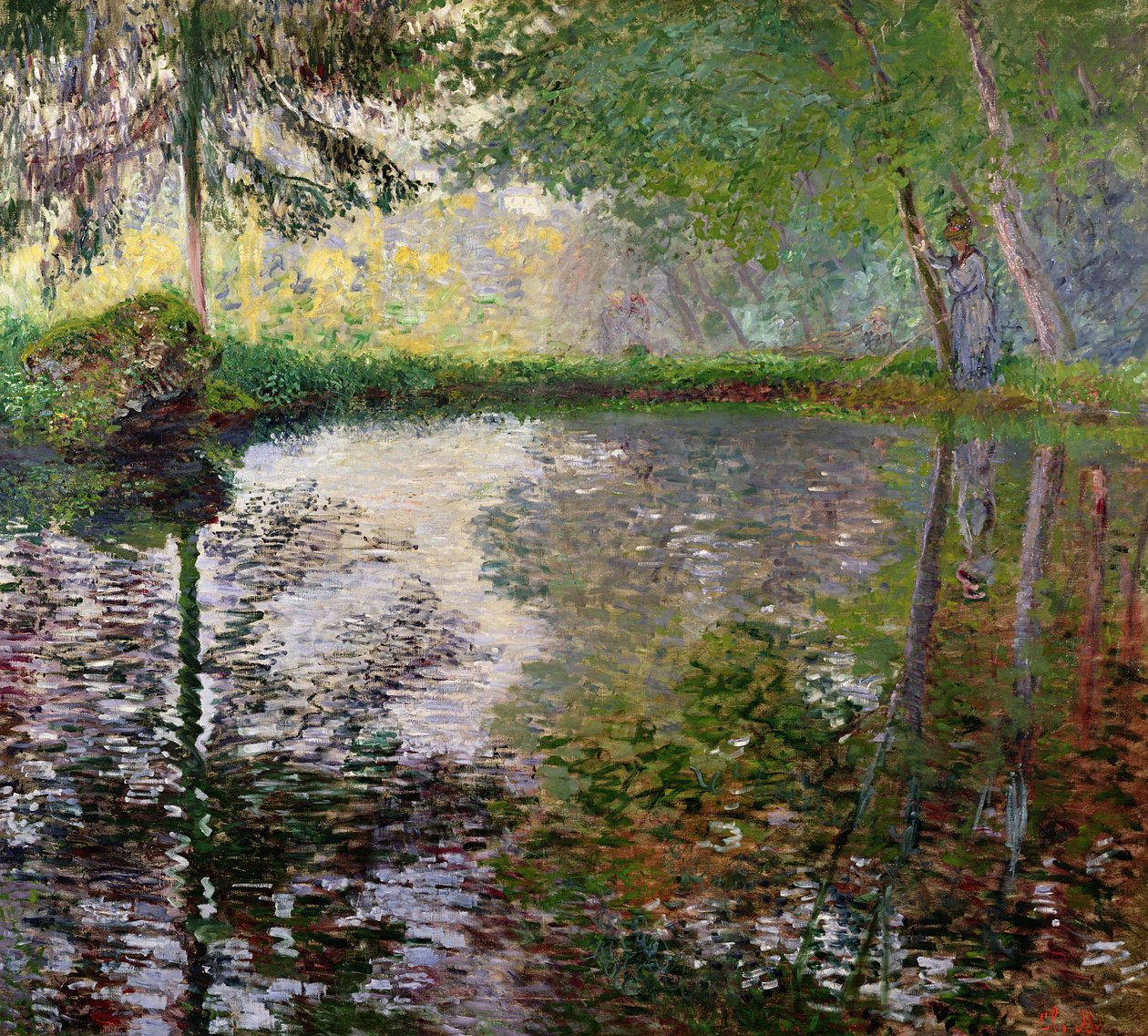 Innsjøen ved Montgeron av Claude Monet