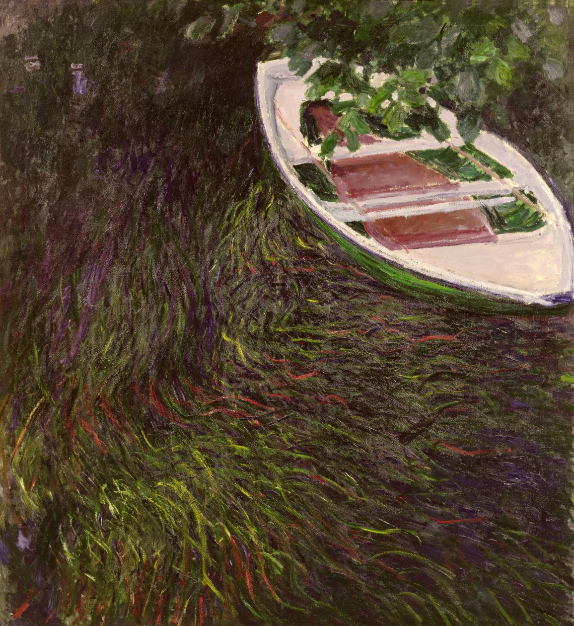 Robåten, ca. 1889-1890 av Claude Monet