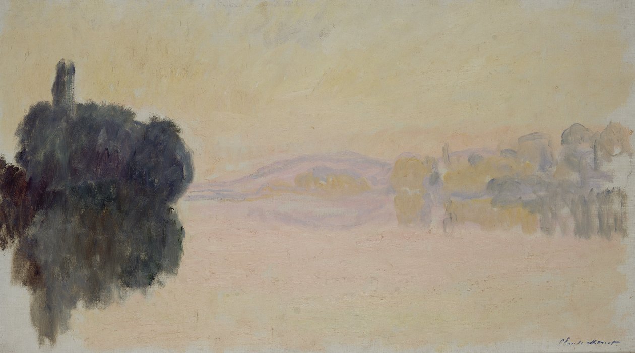 Seinen ved Port-Villez, 1894 av Claude Monet