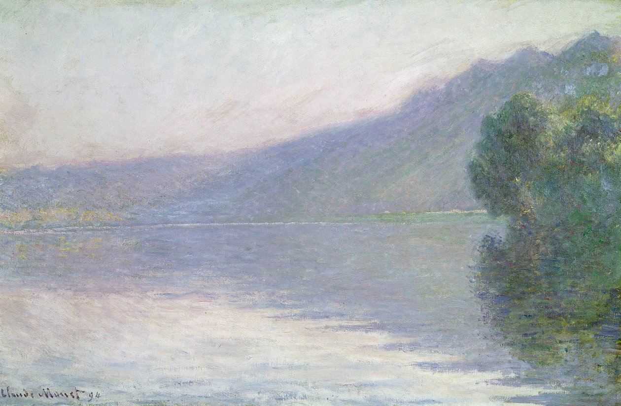 Seinen ved Port-Villez, 1894 av Claude Monet