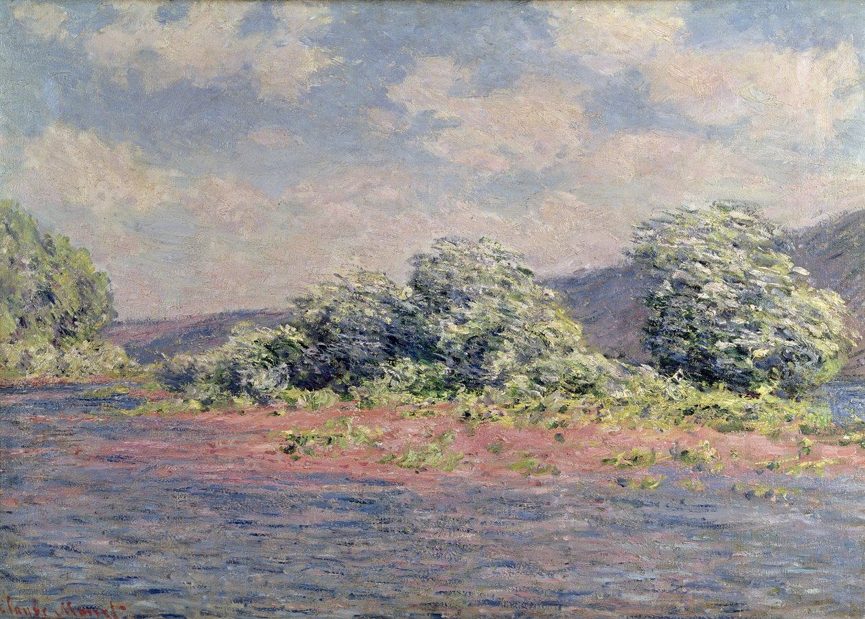 Seinen ved Port-Villez, ca. 1890 av Claude Monet