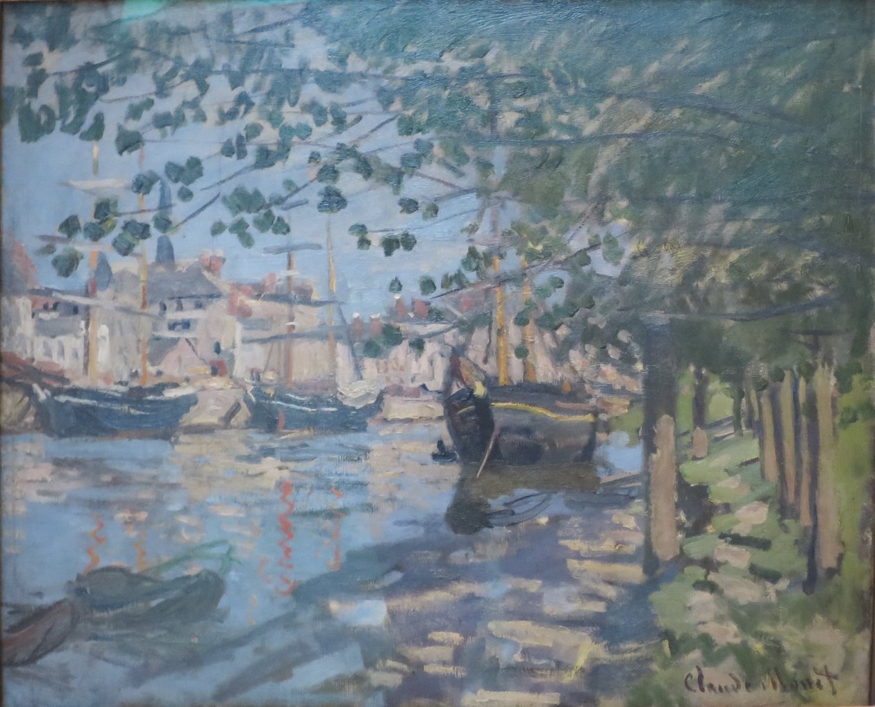 Seinen i Rouen av Claude Monet