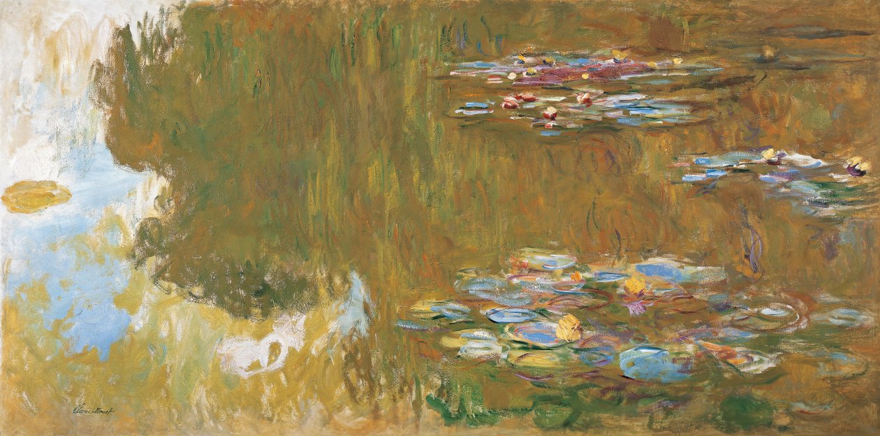 Vannliljedammen, ca. 1917-19 av Claude Monet