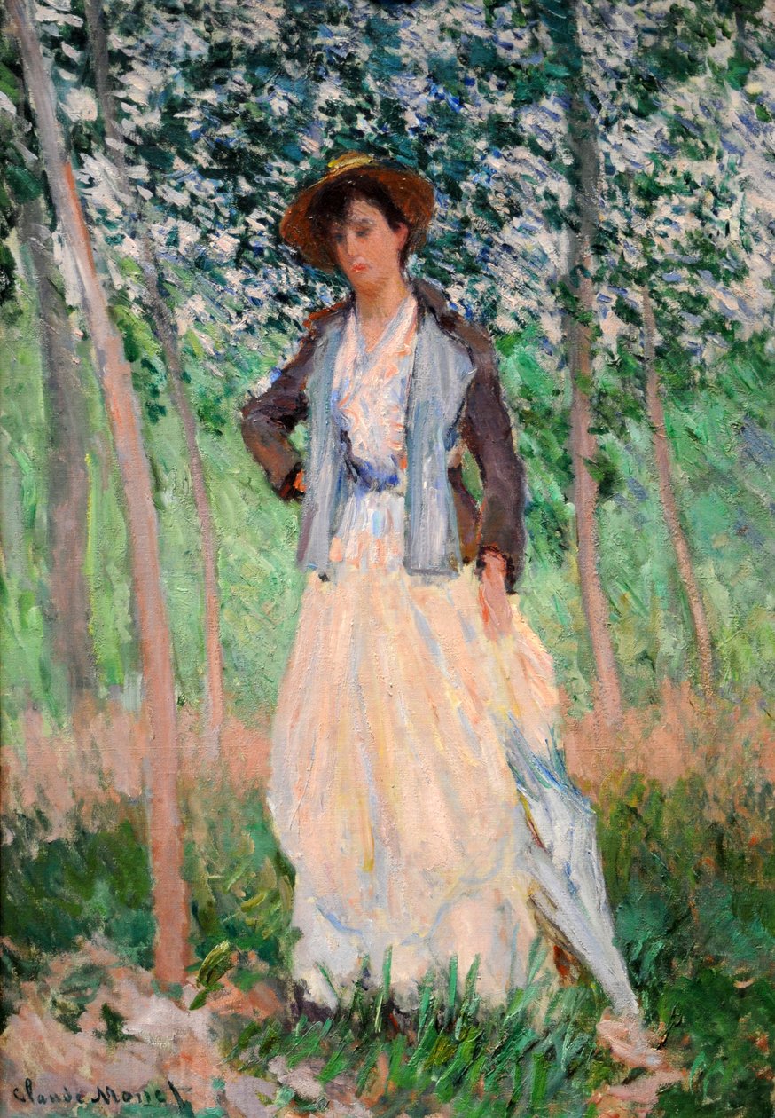 Barnevognen (Suzanne Hoschedé) av Claude Monet