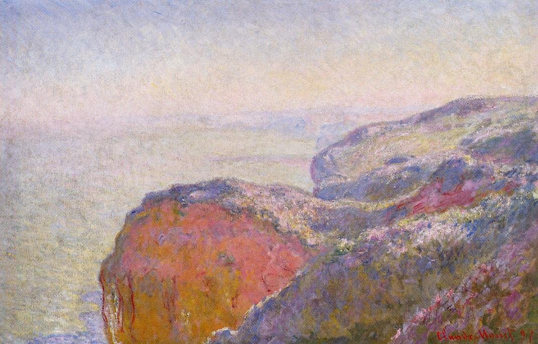 Val-Saint-Nicolas, nær Dieppe om morgenen av Claude Monet