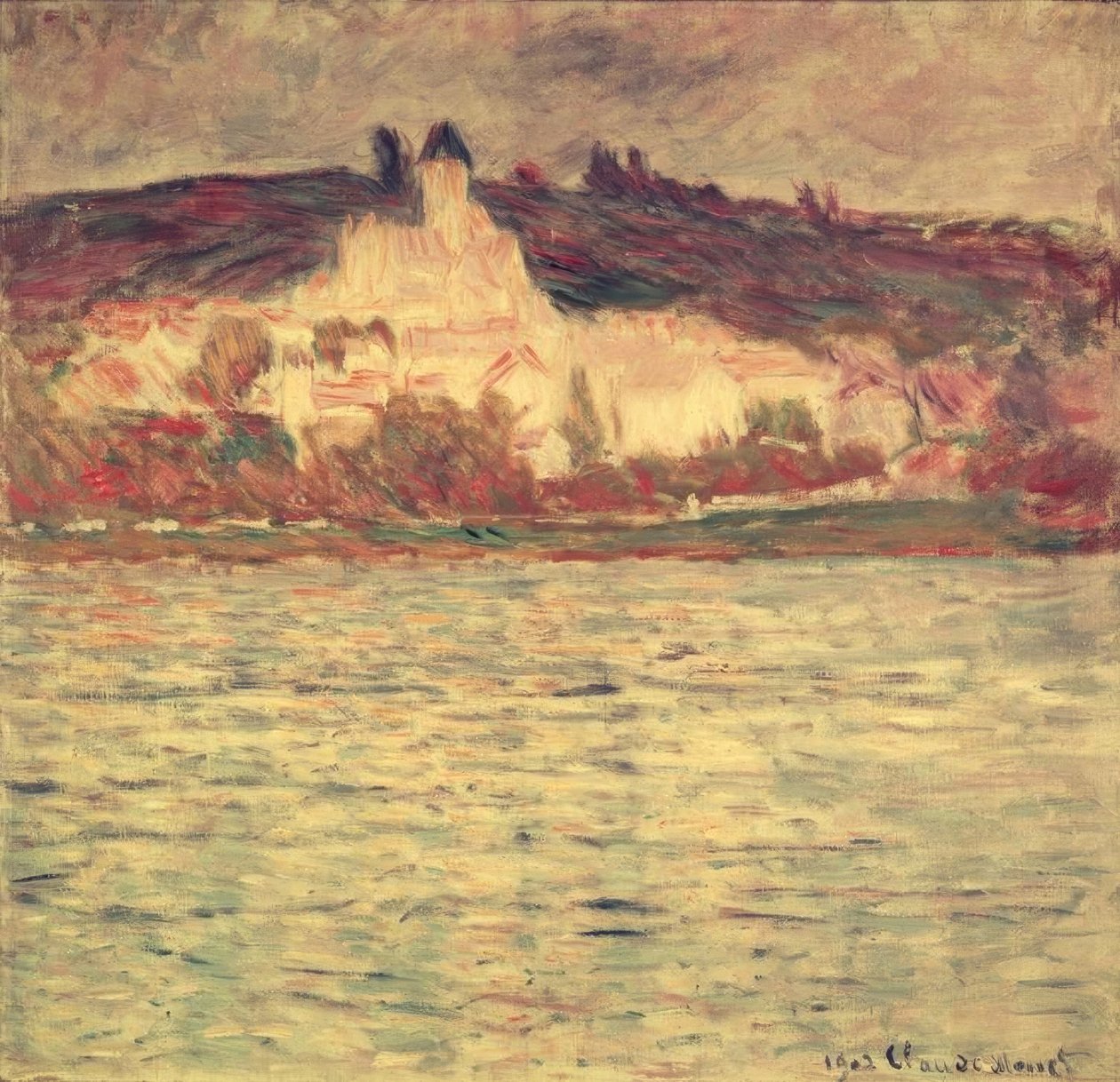 Utsikt over Vétheuil av Claude Monet