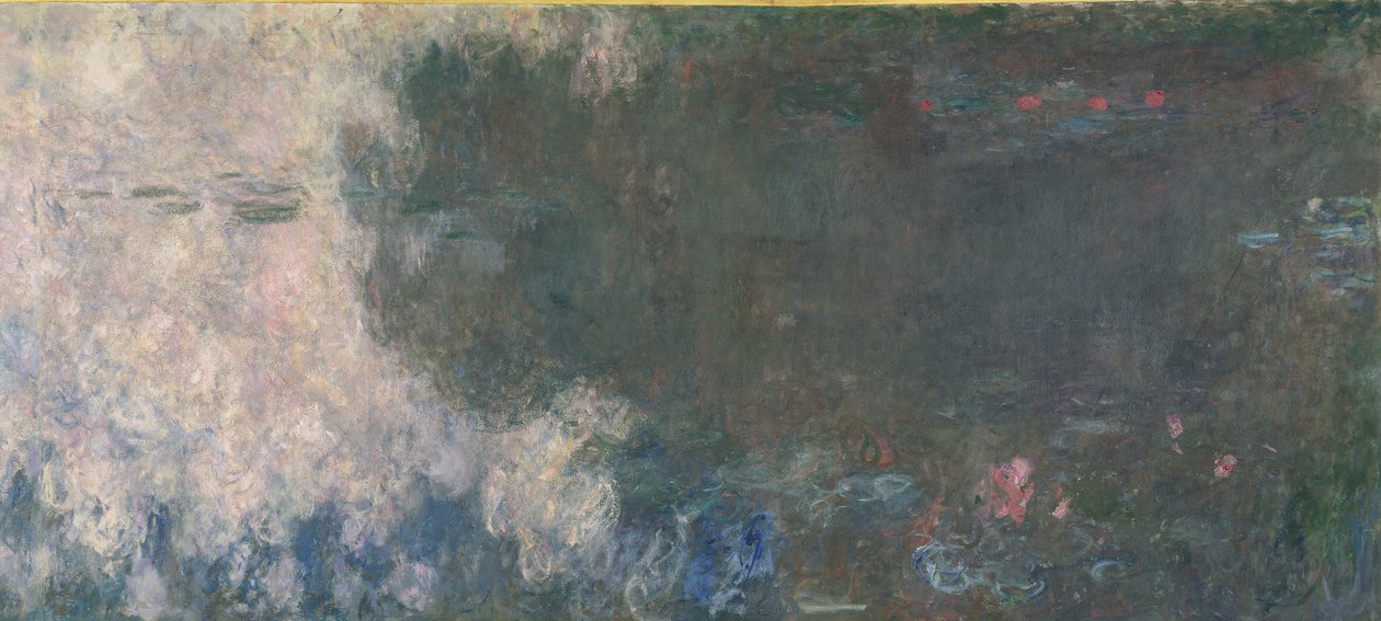 Waterlilies - The Clouds (venstre del), 1914-18 (se også 64184 og 64185) av Claude Monet