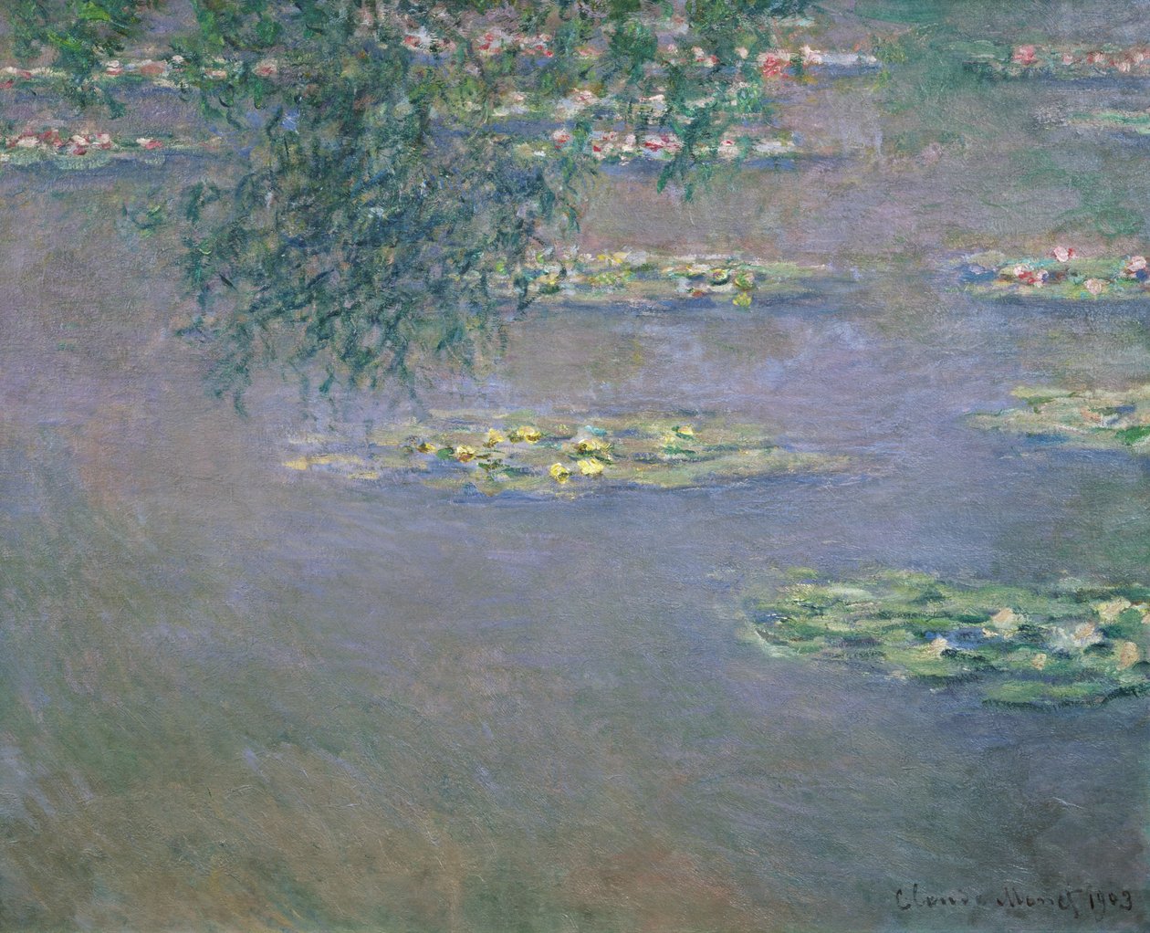 Vannliljer, 1903 av Claude Monet
